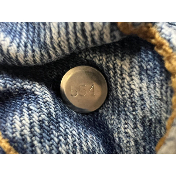 Vintage Levis 550 Relaxed Fit Blue USA Made Jeans 38X34 Red Tab Boyfriend/Mom - Picture 6 of 12